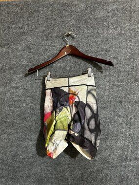 Eliel Shorts Womens XS Multicolor Biker Cycling Elastic Waist Stretch Jersey